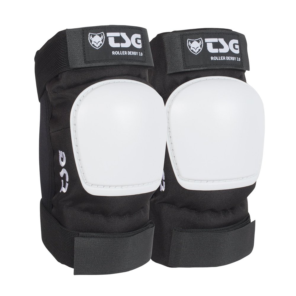 TSG Roller Derby Elbow Pads 3.0, Skateboard, Hardshell, EVA Foam, Impact Protection, Tear Resistant Nylon, Certified, Secure Fit, Velcro Strap, Ergonomic, Slim Profile, Anti Slip, Adults, Swiss Design
