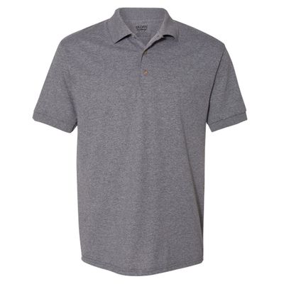 Gildan Adult 6 oz. 50/50 Jersey Polo M Graphite Heather