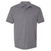 Gildan Adult 6 oz. 50/50 Jersey Polo M Graphite Heather view 1