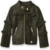 Urban Republic Baby Girls Faux PU Jacket, Green, 18M view 1