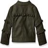 Urban Republic Baby Girls Faux PU Jacket, Green, 18M view 2