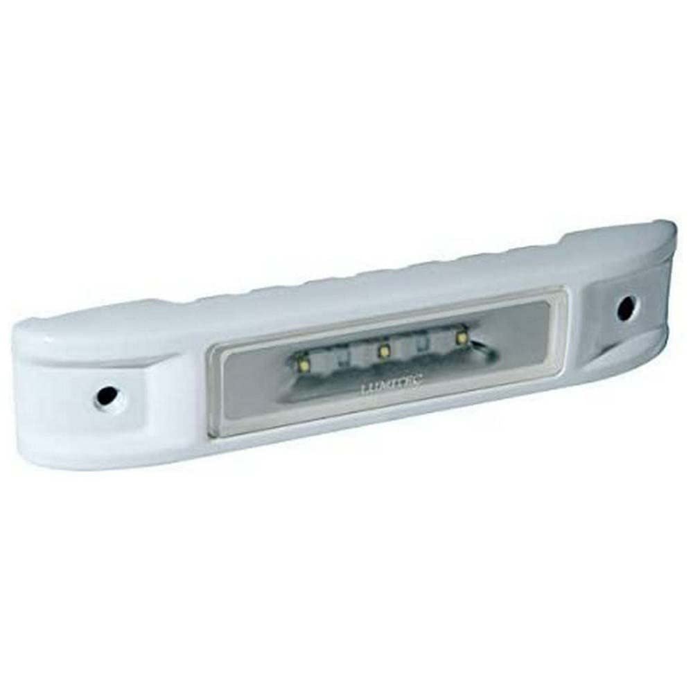 Lumitec Lighting 101522, LED Engine Room Light, Ibiza, White Housing, White/Blue Dimming