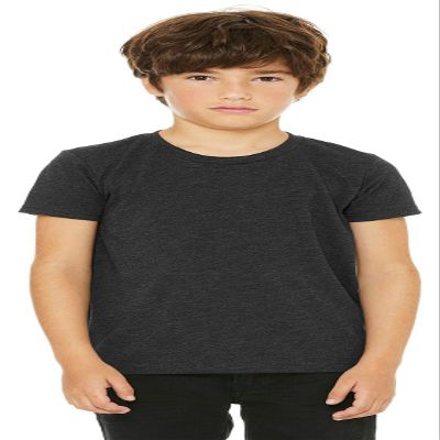 BELLA+CANVAS Youth Triblend Short Sleeve Tee. BC3413Y XL Charcoal Black Triblend