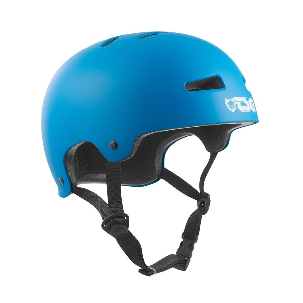TSG Evolution Skate & Bike Helmet w/Snug Fit & Triple Cert. for Skateboarding, Cycling, MTB, Roller Derby, E-Boarding, E-Skating, Longboarding, Park Skating, Urban (Satin Dark Cyan, L/XL 57-59 cm)
