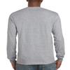Gildan Adult 5.5 oz., 50/50 Long-Sleeve T-Shirt M Dark Heather view 2