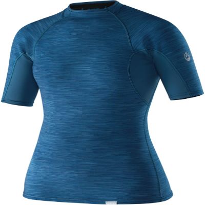 NRS Women's HydroSkin 0.5 Short Sleeve Shirt-MoroccanBlue-S