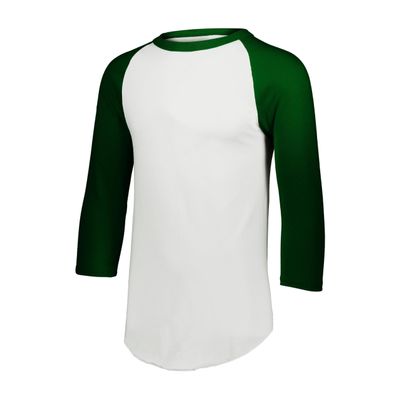 Augusta Sportswear Baseball Jersey 2.0, White/Dark Green, S