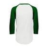 Augusta Sportswear Baseball Jersey 2.0, White/Dark Green, S view 2
