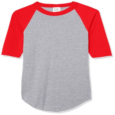 Augusta Sportswear Boys Baseball Jersey 2.0 S Athletic Heather/Red