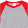 Augusta Sportswear Boys Baseball Jersey 2.0 S Athletic Heather/Red view 2