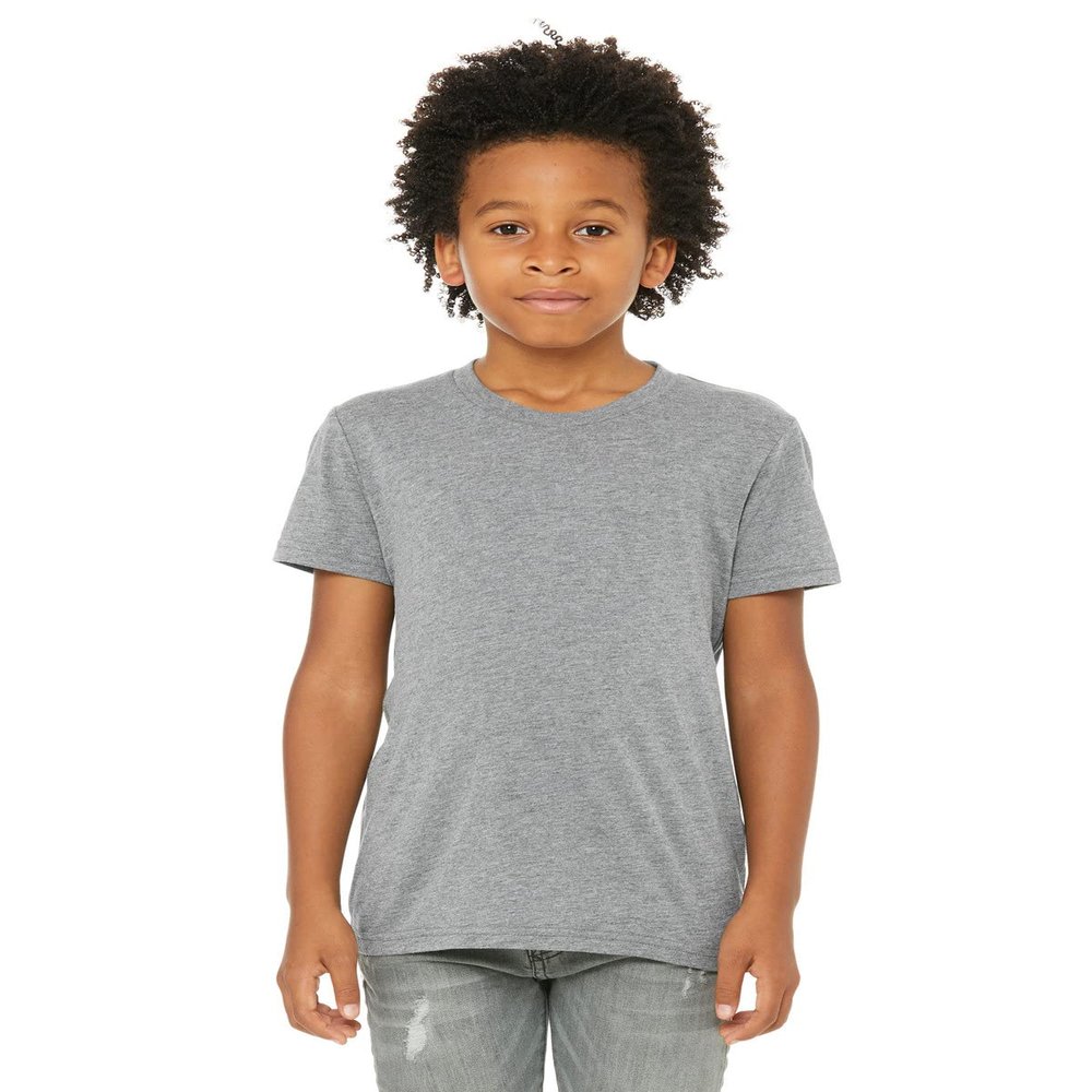 Bella Canvas - Youth Triblend Tee - 3413Y - L - Grey Triblend