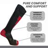 Mens Thermolite Ski Snowboard Socks High Performance Cushioning Support Stretch Padding Breathable Red Large 9-11.5 view 2