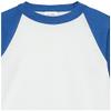 Augusta Sportswear Youth Baseball Quarter Sleeve Tee, White/Royal, Medium view 2