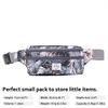 HotStyle 521s Fashion Fanny Pack, Small Waist Bag for Hiking, Cross Body Style Cute for Women, Kids & Girls, Tropical, Grey view 3