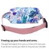 HotStyle 521s Fashion Fanny Pack, Small Waist Bag for Hiking, Cross Body Style Cute for Women, Kids & Girls, Pink Tropical view 4