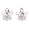 Grace Jun Fashion AAA Cubic Zircon Clip on Earrings No Pierced for Women Luxury Ear Clip Not Allergy (329Platinum) view 1