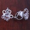 Grace Jun Fashion AAA Cubic Zircon Clip on Earrings No Pierced for Women Luxury Ear Clip Not Allergy (329Platinum) view 2