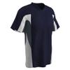 Champro Men's Standard Relief V-Neck Baseball Jersey, Navy,Graphite,White, Adult Medium view 1