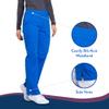 CHEROKEE Workwear Professionals Women Scrubs Pant Mid Rise Straight Leg Pull-on Cargo WW170T, S Tall, Royal view 4