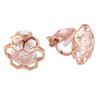 Grace Jun Fashion AAA Cubic Zircon Clip on Earrings No Pierced for Women Luxury Ear Clip Not Allergy (328Gold) view 4
