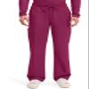 Cherokee Scrubs for Men Tapered Leg Cargo Scrub Pants with Zip Fly, 5 Pockets Elastic Waist 2-Way Stretch & Easy Care - WW190, L, Wine view 1