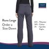 Cherokee Women's Scrub Pants Mid Rise Straight Leg Pull-on Cargo Pant with 6 Pockets & 2-Way Stretch Fabric - WW170T, L Tall, Pewter view 3
