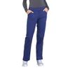 CHEROKEE Workwear Professionals Women Scrubs Pant Mid Rise Straight Leg Pull-on Cargo WW170, L, Navy view 1