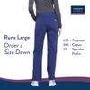 CHEROKEE Workwear Professionals Women Scrubs Pant Mid Rise Straight Leg Pull-on Cargo WW170, L, Navy view 3