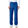 Cherokee Scrubs for Men Tapered Leg Cargo Scrub Pants with Zip Fly, 5 Pockets Elastic Waist 2-Way Stretch & Easy Care - WW190, L Short, Royal view 1