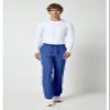 Cherokee Scrubs for Men Tapered Leg Cargo Scrub Pants with Zip Fly, 5 Pockets Elastic Waist 2-Way Stretch & Easy Care - WW190, L Short, Royal view 3