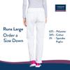 CHEROKEE Workwear Professionals Women Scrubs Pant Mid Rise Straight Leg Pull-on Cargo WW170, S, White view 3
