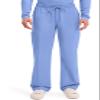 Cherokee Scrubs for Men Tapered Leg Cargo Scrub Pants with Zip Fly, 5 Pockets Elastic Waist 2-Way Stretch & Easy Care - WW190, L, Ciel Blue view 1