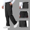 Cherokee Scrubs for Men Tapered Leg Cargo Scrub Pants with Zip Fly, 5 Pockets Elastic Waist 2-Way Stretch & Easy Care Plus Size - WW190, 3XL, Black view 4
