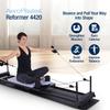 AeroPilates Reformer 4420 Plus Floor Mat - Pilates Reformer Workout Machine for Home Gym - Cardio Fitness Rebounder - Foldable - 300 lbs Weight Capacity view 2