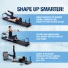AeroPilates Reformer 4420 Plus Floor Mat - Pilates Reformer Workout Machine for Home Gym - Cardio Fitness Rebounder - Foldable - 300 lbs Weight Capacity view 4