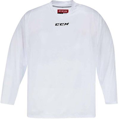 CCM 5000 Series Hockey Practice Jersey - Senior - White, Medium