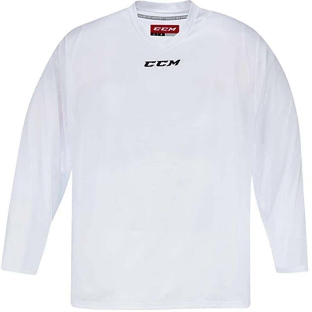CCM 5000 Series Hockey Practice Jersey - Senior - White, Medium