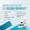 TRUE COMPOSITES Gelcoat Repair Kit  Marine Fiberglass Set with Hardener, Coloring Agents & Tools  Fix Scratches, Cracks & Chips on Boats, Autos, Pools & Jet Skis (Neutral 4oz) view 4