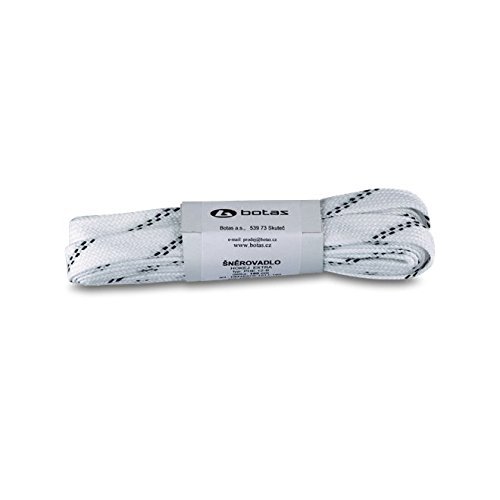 Botas Laces for Ice Hockey/Colors: White/Black/Length: 180 cm. / 71 in. (Children Sizes)