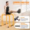 RELIFE REBUILD YOUR LIFE Dip Bars & Dip Station Functional Heavy Duty Dip Stands Fitness Workout Dip bar Station Stabilizer Parallette Push Up Stand (Yellow) view 3