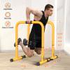 RELIFE REBUILD YOUR LIFE Dip Bars & Dip Station Functional Heavy Duty Dip Stands Fitness Workout Dip bar Station Stabilizer Parallette Push Up Stand (Yellow) view 4