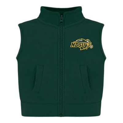 Creative Knitwear North Dakota State University Bisons Newborn Infant Baby Polar Fleece Vest,Hunter,18 Month