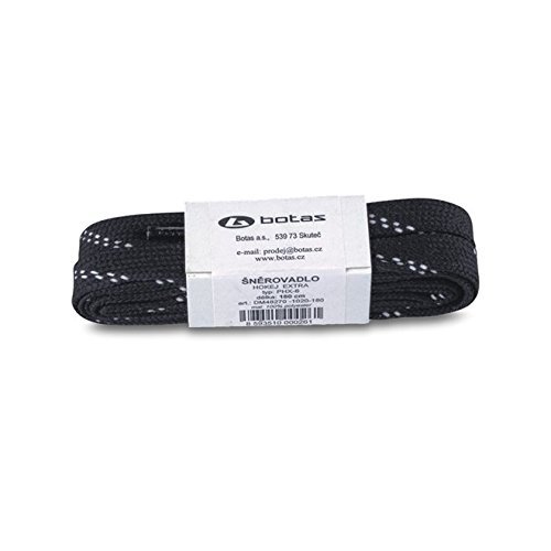 Botas Laces for Ice Hockey/Colors: Black/White/Length: 310 cm. / 122 in. (Adult Sizes)
