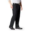 Dockers Men's Big & Tall Classic Fit Signature Khaki Lux Cotton Stretch Pants - Pleated (Regular and Big & Tall), Black, 44W x 32L view 3