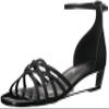 Easy Street Women's TARRAH Sandal, black glitter, 7.5 W US view 1