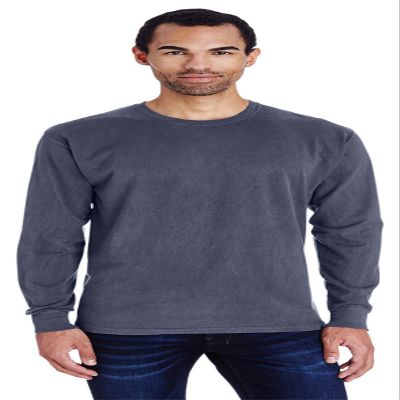 5.5 oz 100% Ringspun Cotton Garment-Dyed Long-Sleeve T-Shirt 3XL ANCHOR SLATE