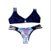 Jueshanzj Womens Swimwear Sexy Printed Bikini Beachwear Blue1 X-Small view 2