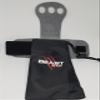 Weight lifting 3 Hole Gymnastics grips are great for WODs, pullups, weight lifting, chin ups, cross training, exercise, kettlebells, power lifting (Grey, Medium) view 1