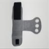 Weight lifting 3 Hole Gymnastics grips are great for WODs, pullups, weight lifting, chin ups, cross training, exercise, kettlebells, power lifting (Grey, Medium) view 4
