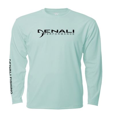 Denali Performance Fishing Mens Teaser UPF 50+ ProtectUV Mega Solar (Sea Frost, Small)